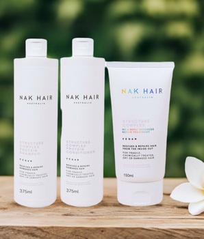Nak Structure Complex Shampoo, Conditioner and Treatment