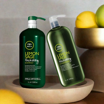 Paul Mitchell Tea Tree Lemon Sage Thickening Shampoo, Conditioner  1lt Duo - On Line Hair Depot