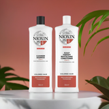 Nioxin System 4 1 Litre Duo for colored hair with progressed thinning - On Line Hair Depot