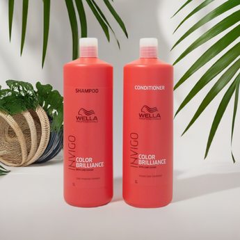 Wella Professionals Invigo Brilliance Shampoo & Conditioner 1lt Duo - On Line Hair Depot