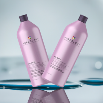 Pureology Hydrate 1lt Duo hydrates normal to thick dry, color-treated hair. Pureology - On Line Hair Depot