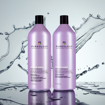 Pureology Hydrate Sheer 1lt Duo hydrates fine dry, color-treated hair - On Line Hair Depot