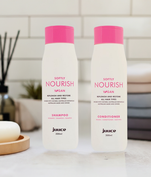Juuce Soflty Nourish Shampoo, Conditioner