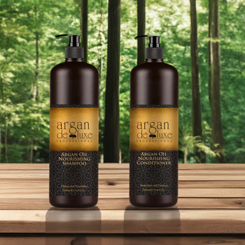 Argan Deluxe Nourishing Shampoo, Conditioner