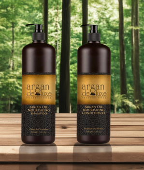 Argan Deluxe Nourishing Shampoo, Conditioner