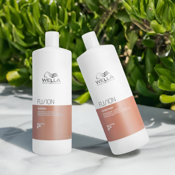 Wella Fusion Intense Repair Shampoo and Conditioner 1lt Duo Pack - On Line Hair Depot