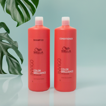 Wella Professionals Invigo Brilliance Shampoo & Conditioner 1lt Duo Wella Professionals - On Line Hair Depot