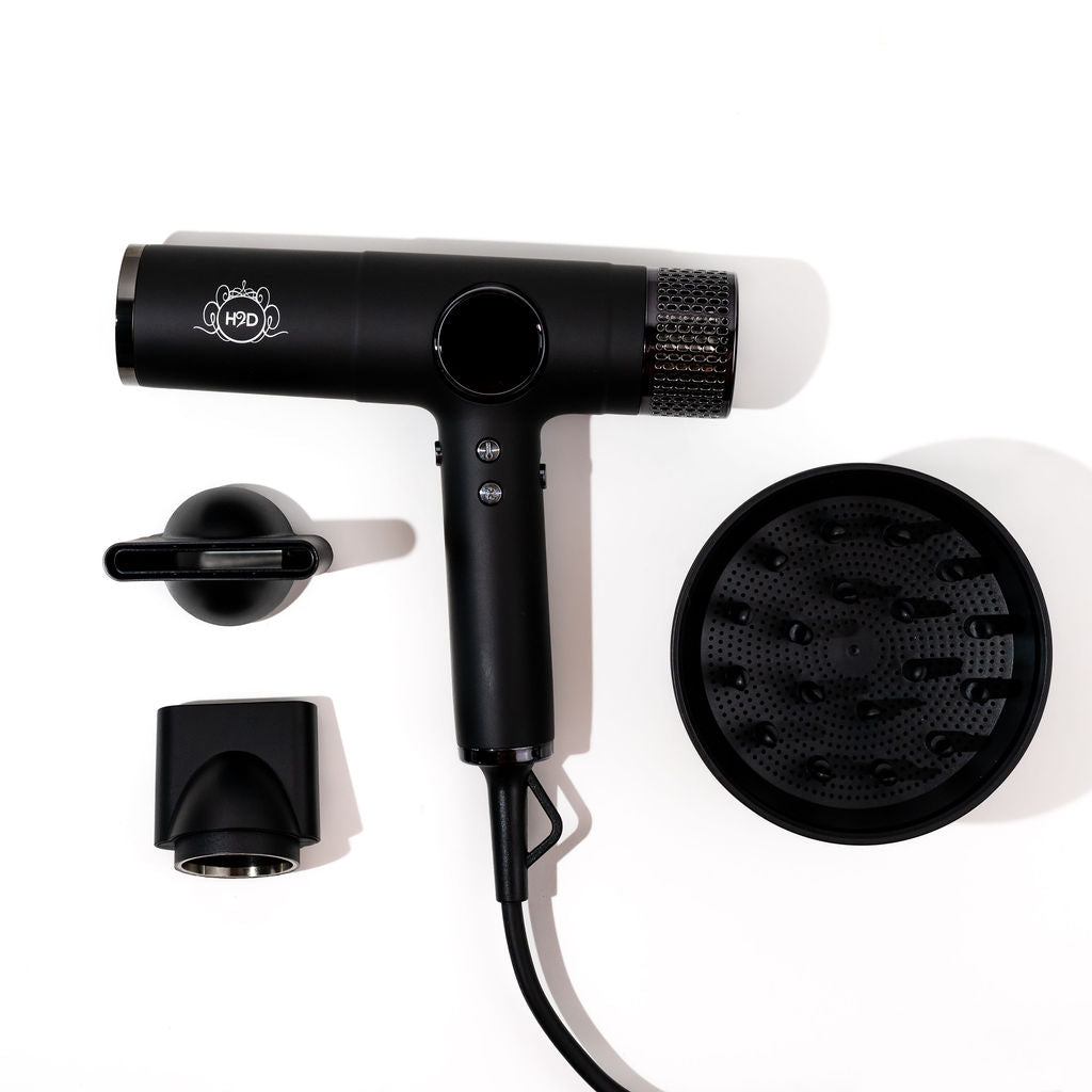 H2D Hair Dryer Pro Dynamic Black - On Line Hair Depot