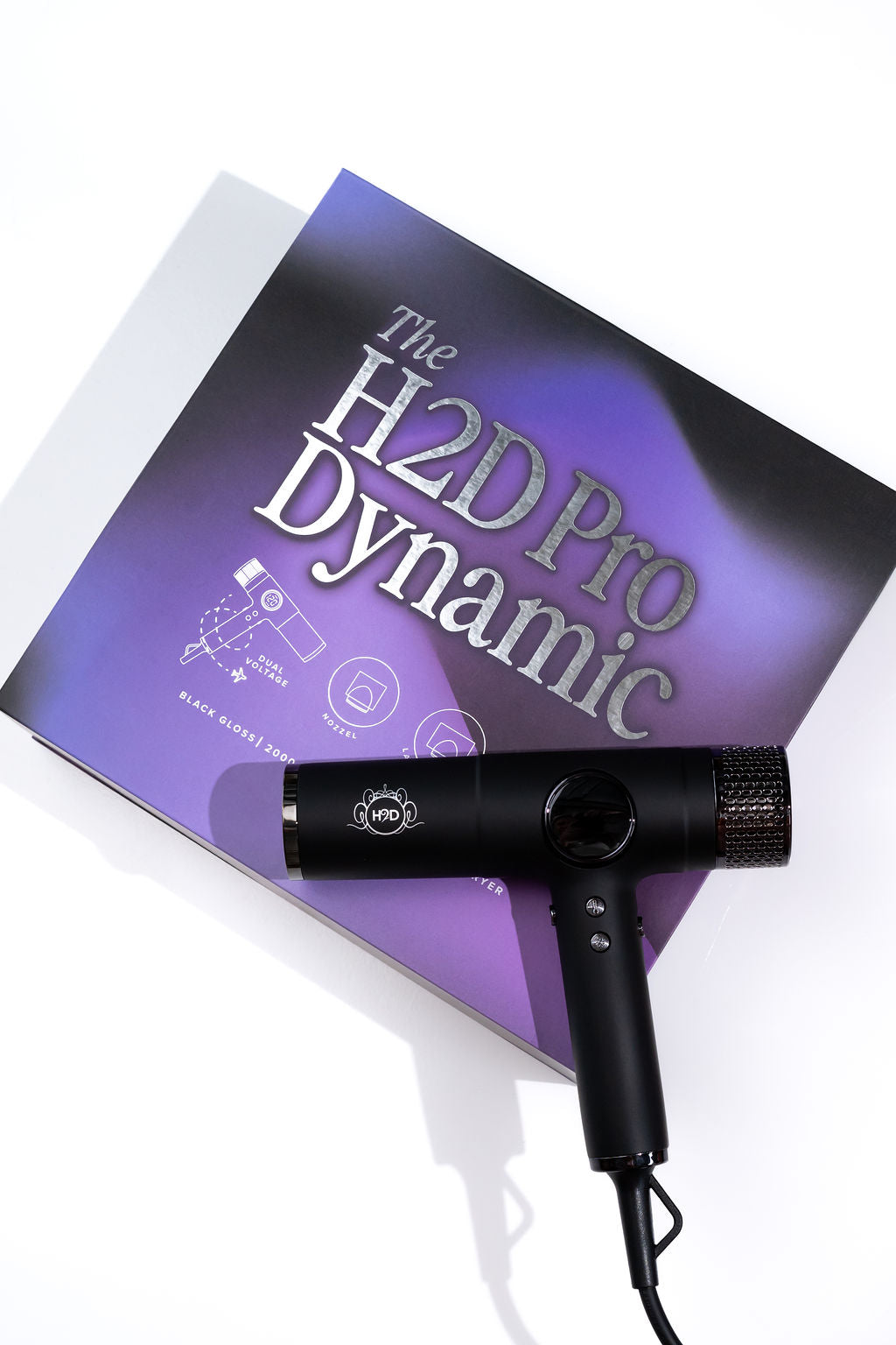 H2D Hair Dryer Pro Dynamic Black - On Line Hair Depot