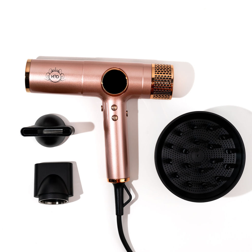 H2D Hair Dryer Pro Dynamic Rose Gold - On Line Hair Depot