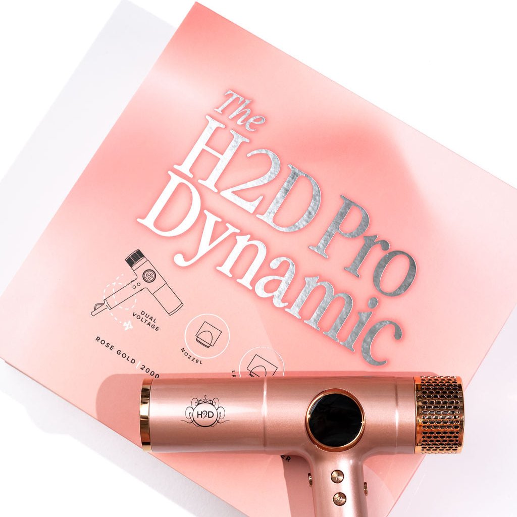 H2D Hair Dryer Pro Dynamic Rose Gold - On Line Hair Depot