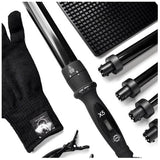 H2D Professional Curling Wand with 5 Different Barrel Sizes Included X5 Curling Wand H2D - On Line Hair Depot