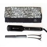 H2D Wide Plate Hair Straightener Gloss Black Straightener - On Line Hair Depot