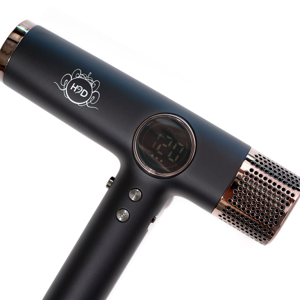 H2D Xtreme Hairdryer Four In One Hair Dryer & Styler in Black - On Line Hair Depot
