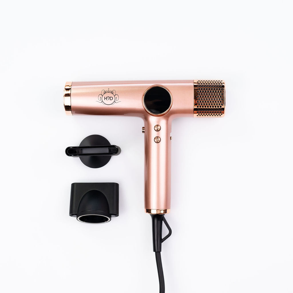 H2D Xtreme Hairdryer Four In One Hair Dryer & Styler in Rose Gold - On Line Hair Depot