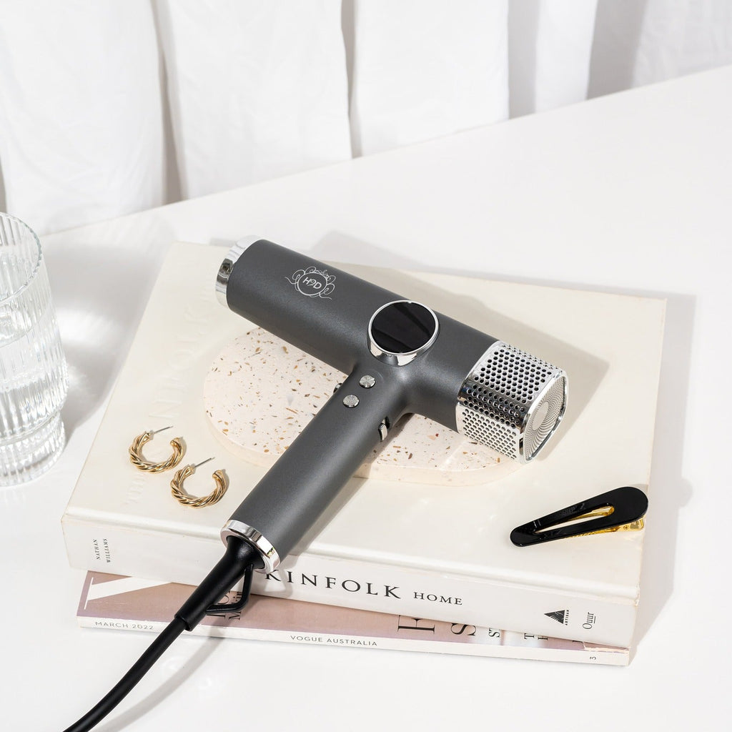 H2D Xtreme Hairdryer Four In One Hair Dryer & Styler in Space Grey - On Line Hair Depot