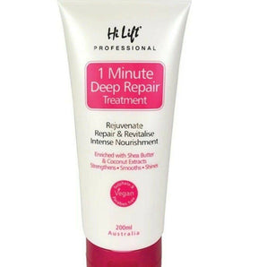 Hi Lift Professional 1 Minute Deep Repair Treatment Vegan Sulphate & Paraben Free 200ml Hi Lift Professional - On Line Hair Depot