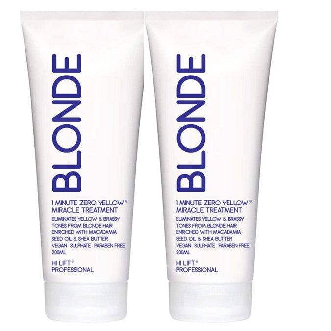 Hi Lift Professional 1 Minute Zero Yellow Miracle Treatment DUO - On Line Hair Depot