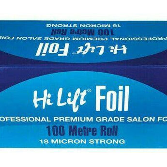 Hi Lift Professional Premium Grade Salon Foil 100 Metre Roll 18 Micron Strong - On Line Hair Depot