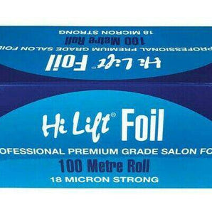 Hi Lift Professional Premium Grade Salon Foil 100 Metre Roll 18 Micron Strong Hi Lift Professional - On Line Hair Depot