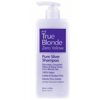 Hi Lift Professional Zero Yellow True Blonde Zero Yellow Pure Silver Shampoo 350ml Hi Lift Professional - On Line Hair Depot