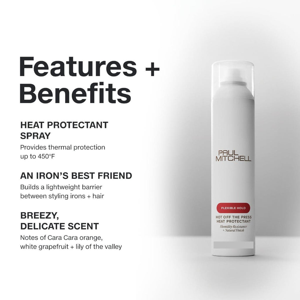 Paul Mitchell Hot Off The Press Heat Protectant – Thermal Protection Spray