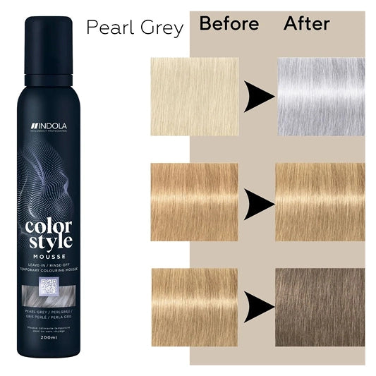 Schwarzkopf Indola Color Style Mousse Pearl Grey 200ml