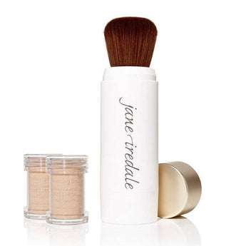 Jane Iredale Amazing Base Refillable Brush SPF 20 Natural Plus Two Refillable Cartridges Jane Iredale - On Line Hair Depot