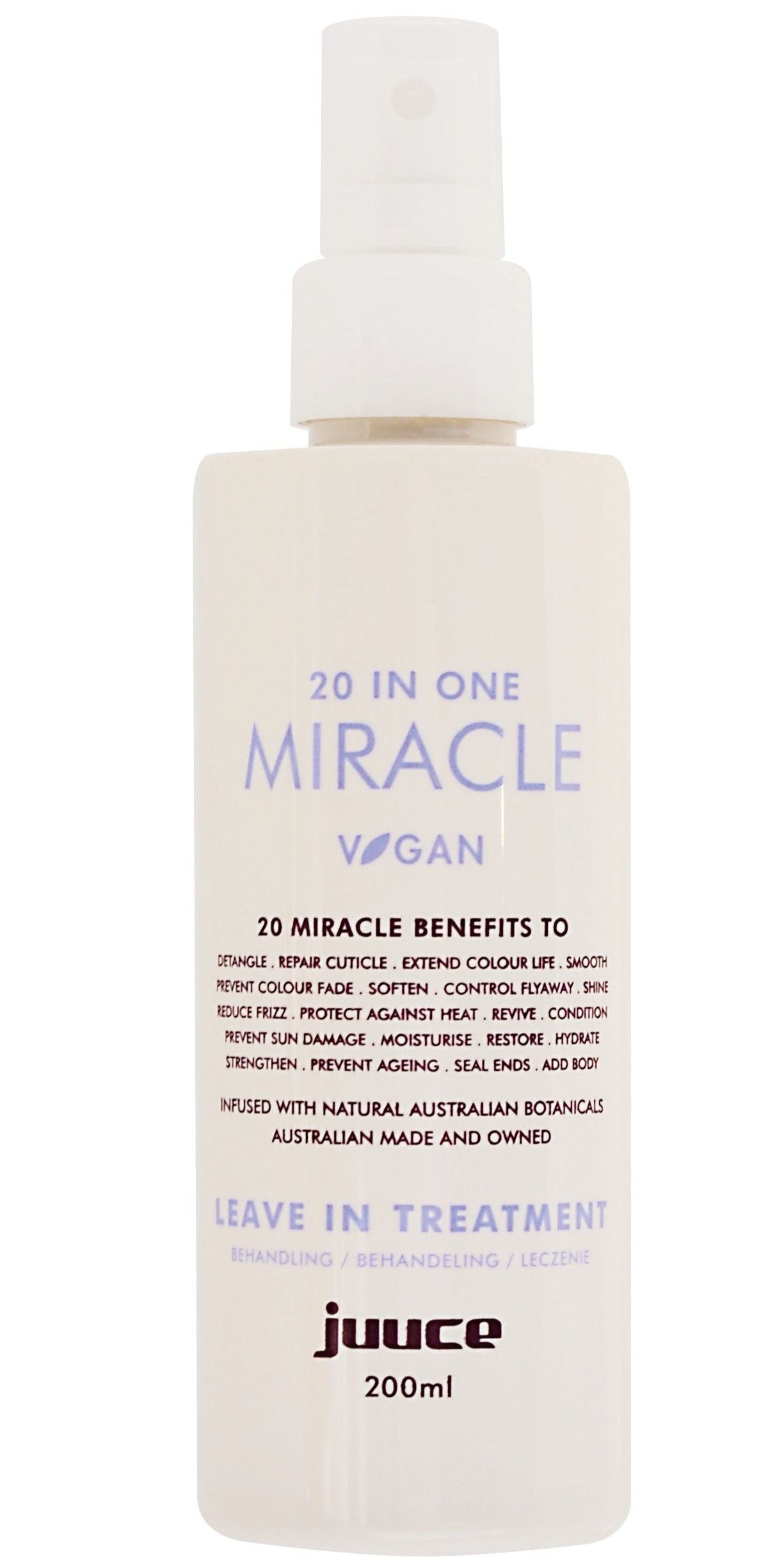 Juuce 20 in One Miracle Leave In Hair Treatment, 20 Miracle Benefits Duo - On Line Hair Depot