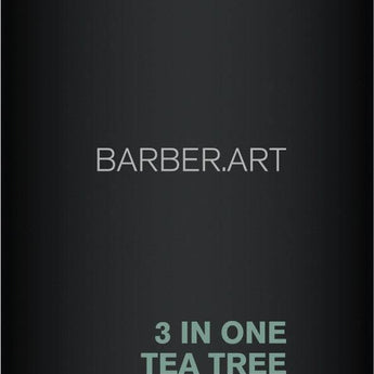 Juuce Barber Art 3 in 1 Tea Tree Wash 250ml - On Line Hair Depot