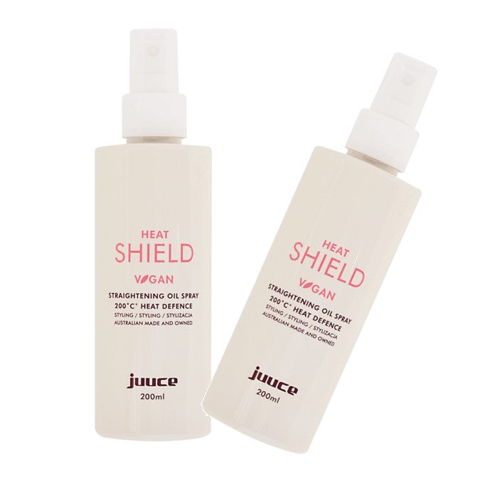 Juuce Heat Shield Straightening Oil Spray 200c Heat Defence Duo           . - On Line Hair Depot