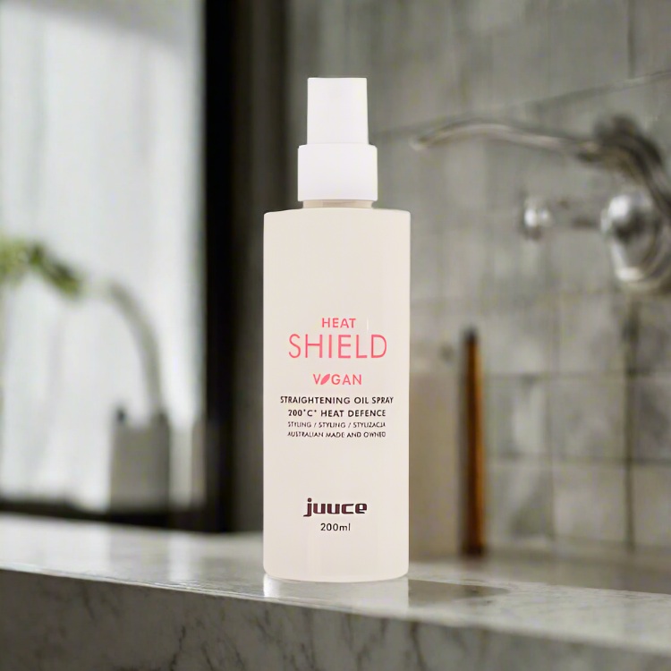 Juuce Heat Shield Straightening Oil Spray 200c Heat Defence Duo           . - On Line Hair Depot