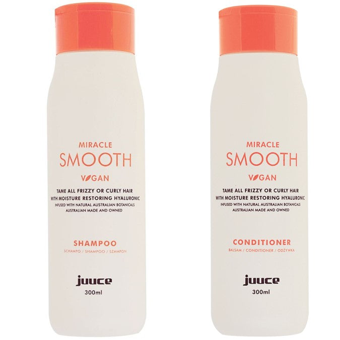 Juuce Miracle Smooth Shampoo and Conditioner Tame All Frizzy or Curly Hair Duo - On Line Hair Depot