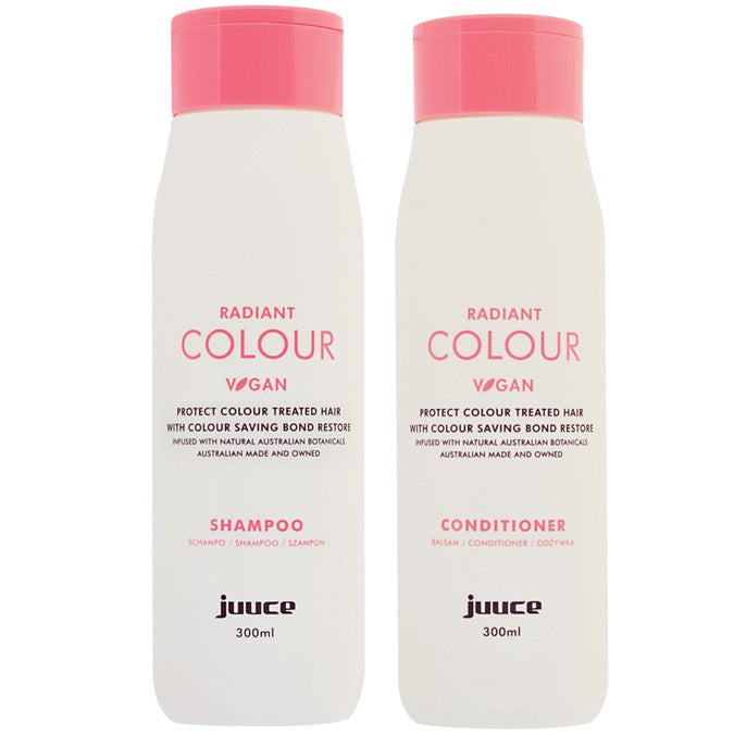 Juuce Radiant Colour - Protect Colour Treated Hair Shampoo & Conditioner Duo - On Line Hair Depot