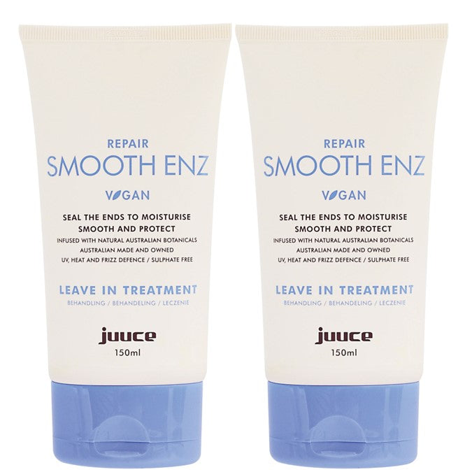 Juuce Repair Smooth Enz seal the ends to moisturise Smooth Protect Duo Pack - On Line Hair Depot