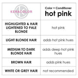 Keracolor Color Clenditioner Colour Shampoo Hot Pink 355ml Keracolor - On Line Hair Depot