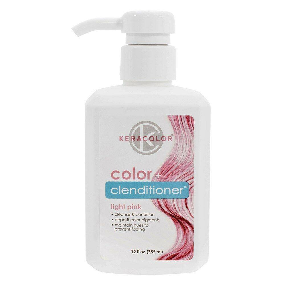 Keracolor Color Clenditioner Colour Shampoo Light Pink 355ml - On Line Hair Depot