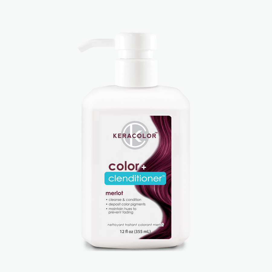 Keracolor Color Clenditioner Colour Shampoo Merlot 355ml - On Line Hair Depot