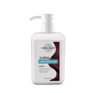 Keracolor Color Clenditioner Colour Shampoo Merlot 355ml Keracolor - On Line Hair Depot