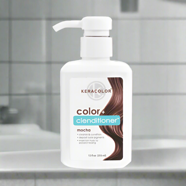 Keracolor Color Clenditioner Colour Shampoo Mocha 355ml - On Line Hair Depot