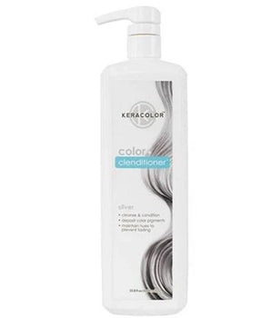 Keracolor Color Clenditioner Colour Shampoo Silver 1000ml Keracolor - On Line Hair Depot