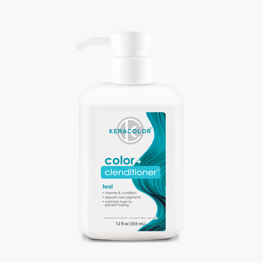 Keracolor Color Clenditioner Colour Shampoo TEAL 355ml - On Line Hair Depot