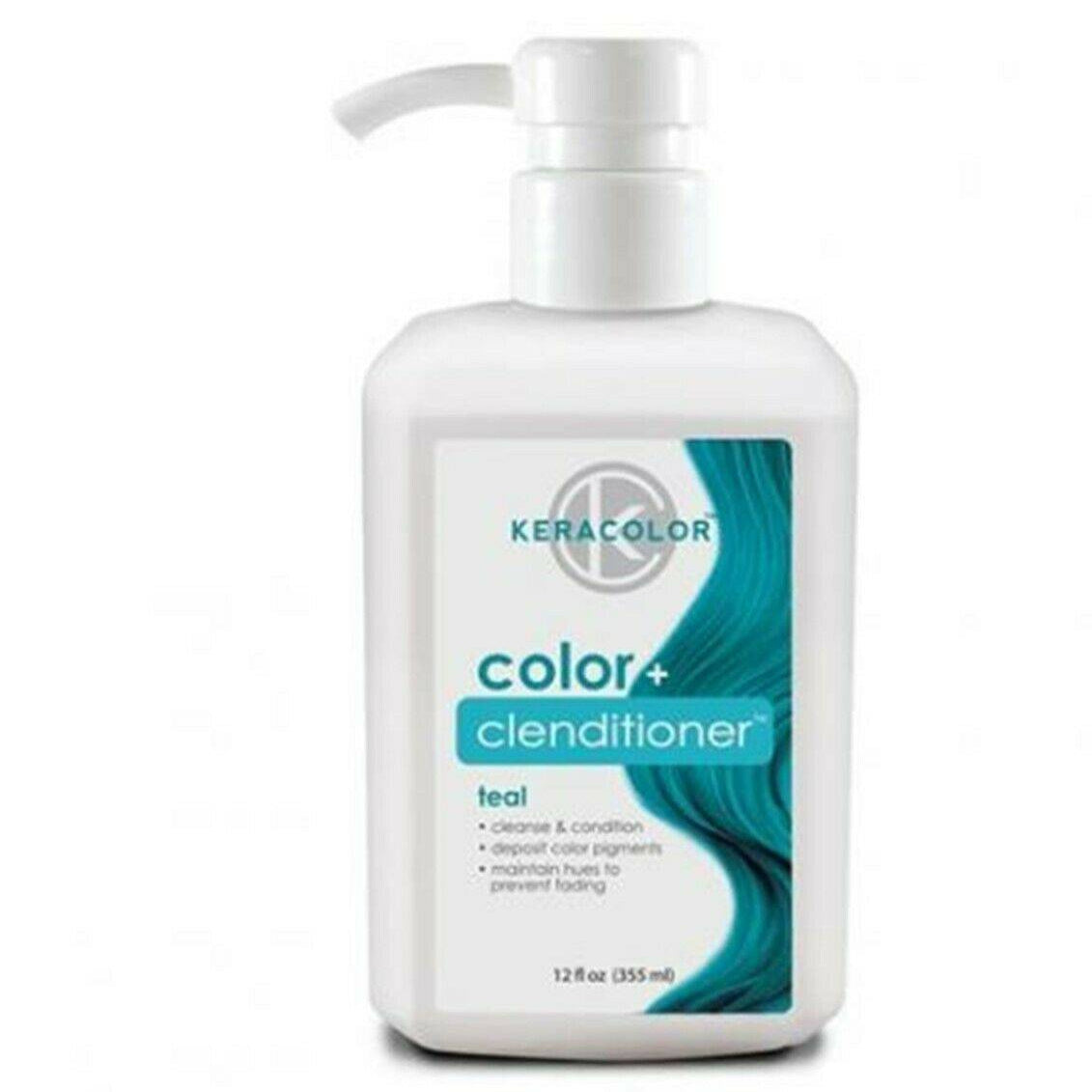 Keracolor Color Clenditioner Colour Shampoo TEAL 355ml - On Line Hair Depot