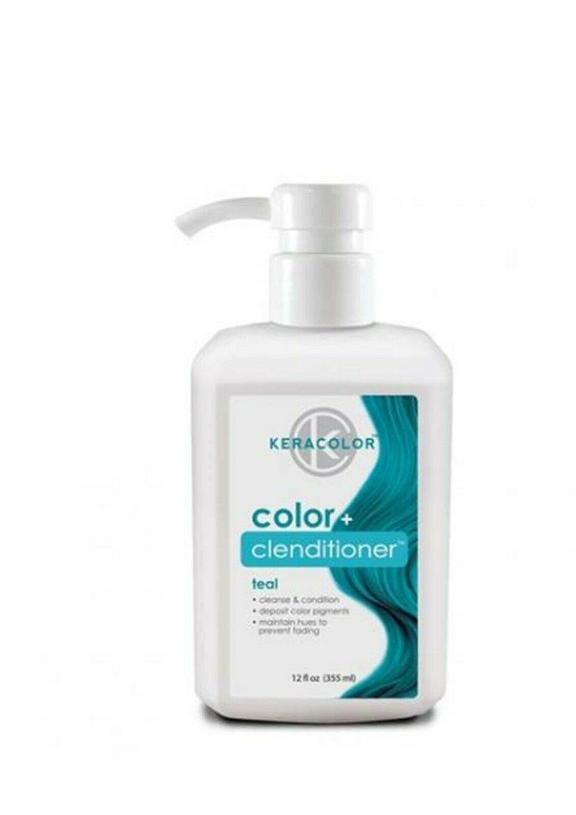 Keracolor Color Clenditioner Colour Shampoo TEAL 355ml Keracolor - On Line Hair Depot