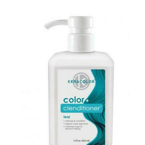 Keracolor Color Clenditioner Colour Shampoo TEAL 355ml Keracolor - On Line Hair Depot