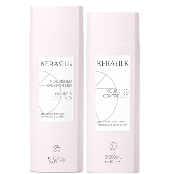 Kerasilk Smoothing Shampoo & Conditioner Nourished Controlled - On Line Hair Depot