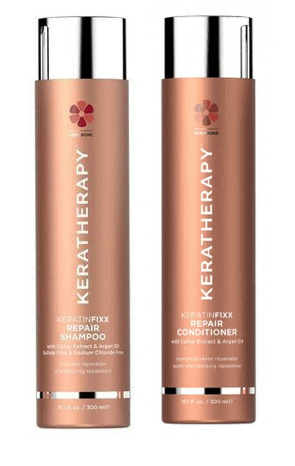 Keratherapy KeratinFixx Repair Shampoo & Conditioner 300ml DUO - On Line Hair Depot