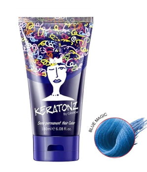 Keratonz Semi Permanent Color by Colornow 180 ml  Blue Magic Keratonz - On Line Hair Depot
