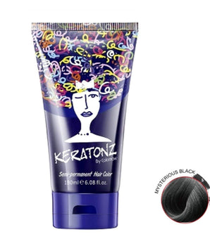 Keratonz Semi Permanent Color by Colornow 180ml x 1 Mysterious Black Keratonz - On Line Hair Depot