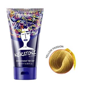 Keratonz Semi Permanent Color by Colornow 180ml x 1 Yellow Passion Keratonz - On Line Hair Depot